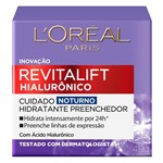 Ficha técnica e caractérísticas do produto Creme Anti-idade L'Oréal Paris - Revitalift Hialurônico Noturno