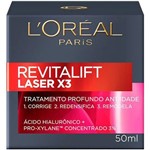 Ficha técnica e caractérísticas do produto Creme Anti-idade Revitalift Laser X3 L'Oréal Paris - 50ml