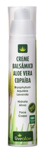 Ficha técnica e caractérísticas do produto Creme Balsâmico Aloe Vera Copaíba 50g Live Aloe