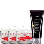 Ficha técnica e caractérísticas do produto Creme Botox Anti Rugas Rosto Facial Mascara Kit 3 Unidades Mais Máscara Facial Preta