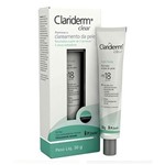 Ficha técnica e caractérísticas do produto Creme Clariderm Clear Fps 18 30g