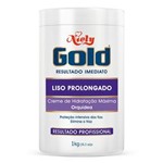 Ficha técnica e caractérísticas do produto Creme de Hidratação Max Gold Niely Liso Prolongado