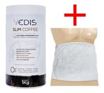 Ficha técnica e caractérísticas do produto Creme de Massagem Cafeína 1kg Vedis + Cinta Térmica 127v