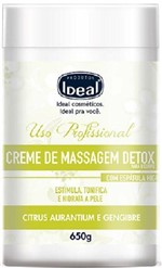 Ficha técnica e caractérísticas do produto Creme De Massagem Detox - Ideal 650gr
