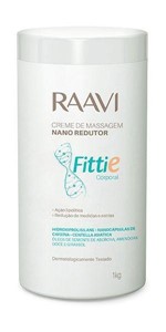 Ficha técnica e caractérísticas do produto Creme de Massagem Nano Redutor Fittie Raavi 1kg