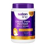 Ficha técnica e caractérísticas do produto Creme de Pentear Salon Line Brilho Máximo com 1kg