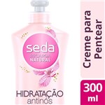Ficha técnica e caractérísticas do produto Creme de Pentear Seda Recarga Natural Hidratação Anti-Nós