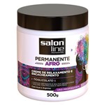 Ficha técnica e caractérísticas do produto Creme de Relaxamento Permanente Afro Salon Line 500g
