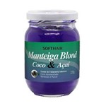 Ficha técnica e caractérísticas do produto Creme de Tratamento Intensivo Manteiga Blond de Coco e Açai 220g - Soft Hair