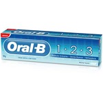 Ficha técnica e caractérísticas do produto Creme Dental 1-2-3 Menta Suave 90g - Oral-B
