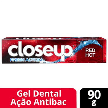 Ficha técnica e caractérísticas do produto Creme Dental Close Up Ação Profunda Red Hot 90G