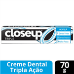 Ficha técnica e caractérísticas do produto Creme Dental Close Up Triple Hortelã 70 GR