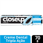 Ficha técnica e caractérísticas do produto Creme Dental Close Up Triple Hortelã 70g