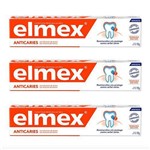 Ficha técnica e caractérísticas do produto Creme Dental Elmex Anticáries 110g - Kit 03 Unidades