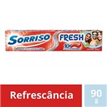 Ficha técnica e caractérísticas do produto Creme Dental Fresh Menthol Gel 90 G, Sorriso