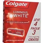 Ficha técnica e caractérísticas do produto Creme Dental Luminous White Colgate 70g Leve 4 Pague 3