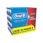 Ficha técnica e caractérísticas do produto Creme Dental Oral-B 123 70g Leve 12 Pague 9 - Oral B