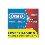 Ficha técnica e caractérísticas do produto Creme Dental Oral-B 123 70g Leve 12 Pague 9