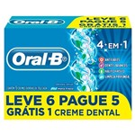 Ficha técnica e caractérísticas do produto Creme Dental Oral B 4 Em 1 6X70g Leve 6 Pague 5