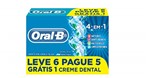 Ficha técnica e caractérísticas do produto Creme Dental Oral-B 4 em 1 70g Leve 6 Pague 5