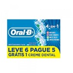 Ficha técnica e caractérísticas do produto Creme Dental Oral-B 4 em 1 Leve 6 Pague 5 70g - Oral B