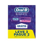 Ficha técnica e caractérísticas do produto Creme Dental Oral-B 3D White 70g 3 Unidades