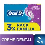 Ficha técnica e caractérísticas do produto Creme Dental Oral-B Escudo Antiaçúcar Anticáries 70g - Pack Família