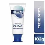 Ficha técnica e caractérísticas do produto Creme Dental Oral-B Gengiva Detox Gentle Whitening 102g CD ORAL-B GENGIVA DETOX 102G GENTLE WHITE