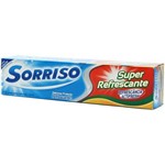 Ficha técnica e caractérísticas do produto Creme Dental Sorriso com Cálcio Super Refrescante 90g