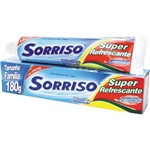 Ficha técnica e caractérísticas do produto Creme Dental Sorriso Super Refrescante - 180gr