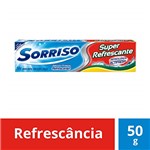 Ficha técnica e caractérísticas do produto Creme Dental Sorriso Super Refrescante 50G, Sorriso, 50g