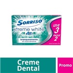 Ficha técnica e caractérísticas do produto Creme Dental Sorriso Xtreme White 4D 70g Leve 3 Pague 2