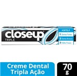 Ficha técnica e caractérísticas do produto Creme Dental Tradicional Close-up 70g Triple Hortelã Unit