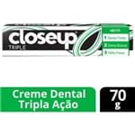 Ficha técnica e caractérísticas do produto Creme Dental Triple Menta Close Up 70g