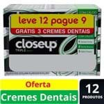 Ficha técnica e caractérísticas do produto Creme Dental Triple Menta Close Up 70g Leve 12 Pague 9