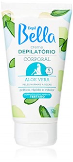 Ficha técnica e caractérísticas do produto Creme Depilatório Corporal com Aloe e Vera 150g, Depil Bella