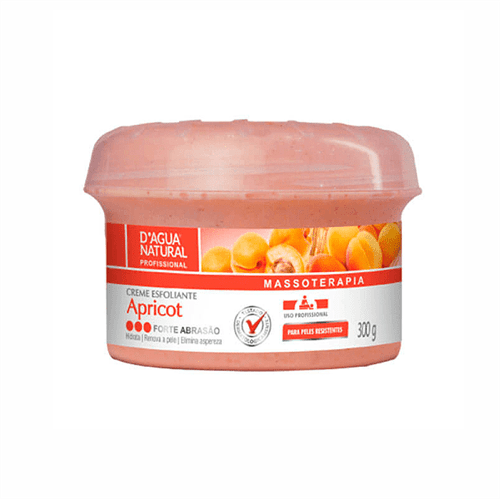 Ficha técnica e caractérísticas do produto Creme Esfoliante Apricot Forte Abrasão 300G - Dágua Natural