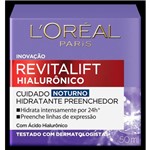 Ficha técnica e caractérísticas do produto Creme Facial Anti-Idade Noturno Lorela Revitalift Hialurônico 50ml