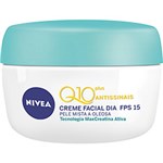 Ficha técnica e caractérísticas do produto Creme Facial Dia Nivea Q10 Plus Antissinais Pele Mista a Oleosa FPS 15