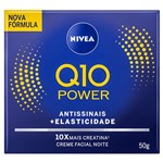 Ficha técnica e caractérísticas do produto Creme Facial Nivea Q10 Power Antissinais Nova Fórmula Pele Firme Aparência Mais Jovem 50g Noite