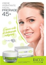 Ficha técnica e caractérísticas do produto Creme Hidratante Anti Idade Facial Priorage 45+ Racco 30g