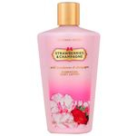 Ficha técnica e caractérísticas do produto Creme Hidratante Body Lotion Victorias Secret – Strawberries (Morango) And Champagne 250ml
