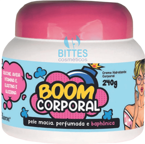 Ficha técnica e caractérísticas do produto Creme Hidratante Boom Corporal Natu Charm Cosméticos Pele Perfumada