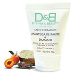 Ficha técnica e caractérísticas do produto Creme Hidratante Corporal Manteiga Karité e Damasco DivinaBeauty 30g Pele Seca - Divina Beauty