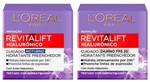 Creme Hidratante Revitalift Hialurônico Cuidado Noturno + Diurno FPS20 49g Loréal - 2 Itens - L'Oréal Paris