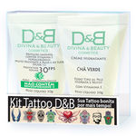Ficha técnica e caractérísticas do produto Creme Hidratante Tatuagem Chá Verde e Protetor Solar FPS30 Divina&Beauty Tattoo