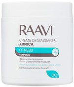 Ficha técnica e caractérísticas do produto Creme Massagem Arnica, Raavi, 500 G
