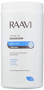 Ficha técnica e caractérísticas do produto Creme Massagem Neutro, Raavi, 1Kg