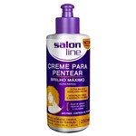 Ficha técnica e caractérísticas do produto Creme P/ Pentear Salon Line Brilho Máximo 250ml