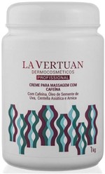 Ficha técnica e caractérísticas do produto Creme para Massagem com Cafeína Anti Celulite 1Kg - La Vertuan